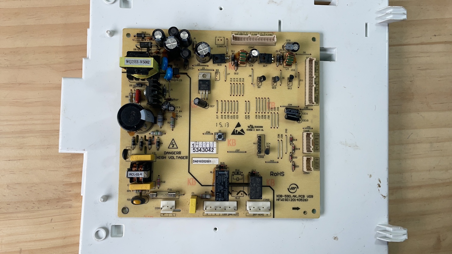 美地冰箱BCD-516-603-610电源板主板XDB-590.AK.PCB V07/V08/V09