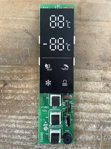 适用奥马海尔冰箱 V98538 电脑主板 0321801749显示板 W27-51