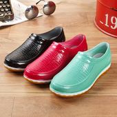 低帮雨鞋 女短筒胶鞋 防水浅口雨靴女防滑工作雨鞋 上海双钱时尚 套鞋