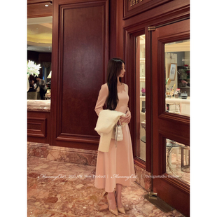 MummyCat下蛋喵 30人棉立体剪裁肌理感收腰连衣裙 25新品