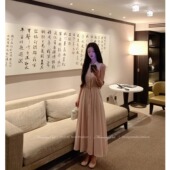 Mummy 书卷气立领单排扣收腰连衣裙 新品 Cat下蛋喵 书香佳人