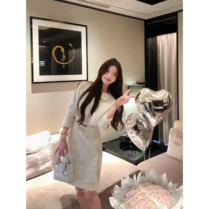 Mummy Cat 下蛋喵【矜贵世家】新品时尚气质千金外套连衣裙套装