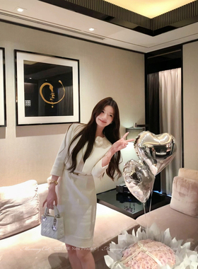 Mummy Cat 下蛋喵【矜贵世家】新品时尚气质千金外套连衣裙套装