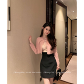 Cat 100绵羊毛舒适秋季 下蛋喵 Mummy 秋日攻略 新品 针织开衫