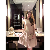 Cat 下蛋喵 私藏古早 Mummy 新品 金银丝钩针描边重磅针织连衣裙