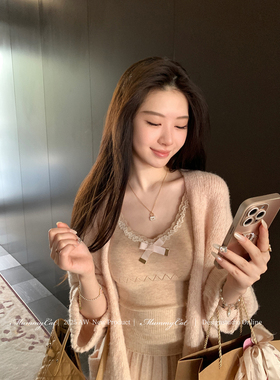 Mummy Cat 下蛋喵【时光交叠】新品30绵羊毛针织吊带内搭上衣