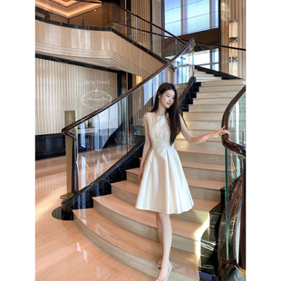 高贵气质睫毛蕾丝拼接礼服连衣裙 新品 MummyCat下蛋喵 天使阶梯