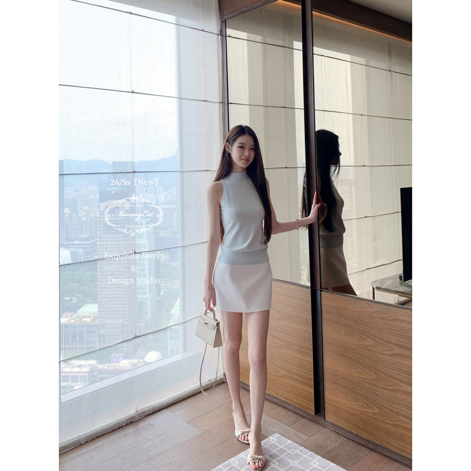 Mummy Cat下蛋喵 【办公室少女6.0】26新品优雅气质包臀半身短裙