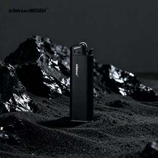 新海品牌防爆砂轮滚轮男士打火机黑白粉可定制广告DIY贴画一次性