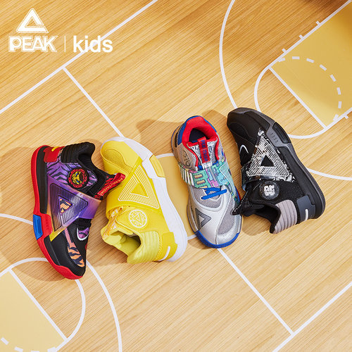匹克儿童态极-大三角缓震篮球鞋