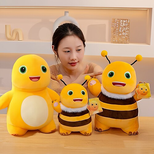 原版正品蜜蜂奶龙公仔暴暴龙玩偶