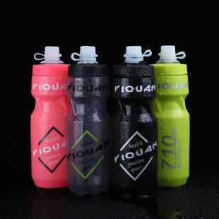 运动水壶山地自行车山地车自行车配件装备运动带防尘盖PC塑料水壶