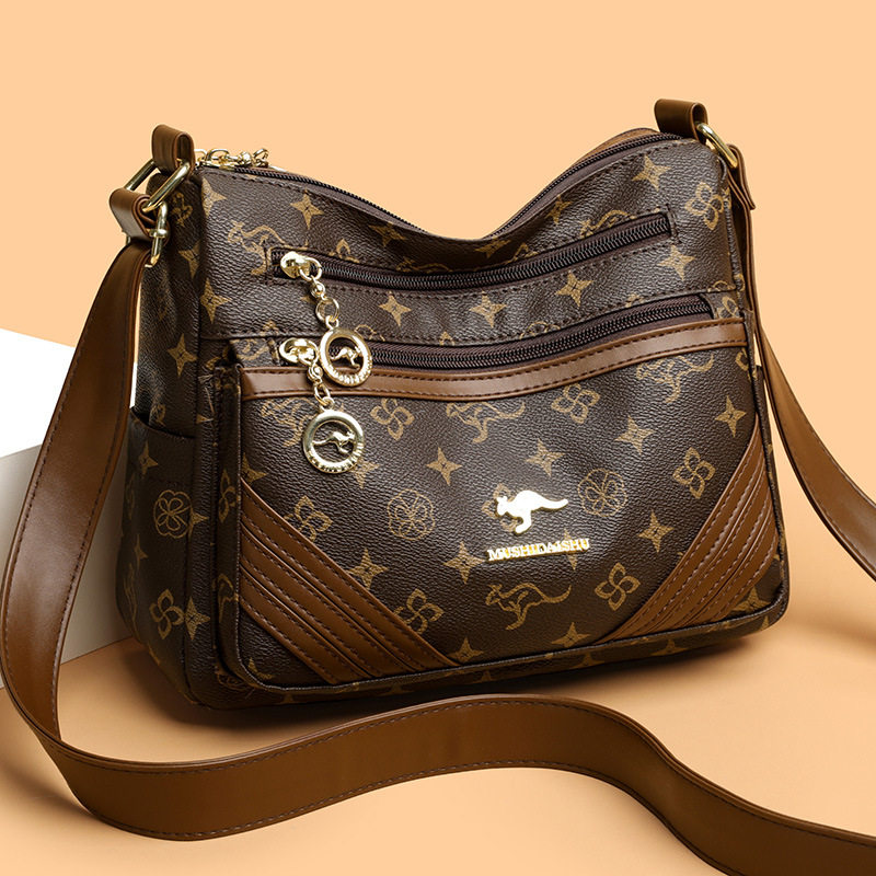 高级感女士包包2026新款时尚复古单肩包大容量气质简约印花斜挎包,箱包皮具/热销女包/男包,通用款女包,淘宝优惠券,粉丝福利购,淘宝优惠卷