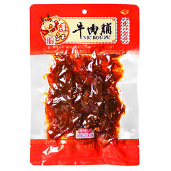 重庆黔江蓬江麻辣牛肉脯干 特产大片肉脯零食小吃手撕牛肉干200g