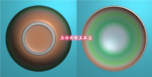 杯子碗正反两面8217碗盏浮雕精雕图JDP灰度BMP格式玉雕木雕图5.21