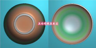 杯子碗正反两面8217碗盏浮雕精雕图JDP灰度BMP格式 玉雕木雕图5.21