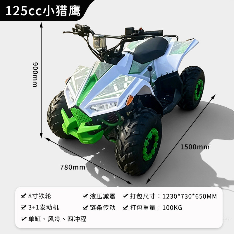 ATV200CC沙滩车成人越野车自动挡四轮摩托车全地形丛林穿越山地车