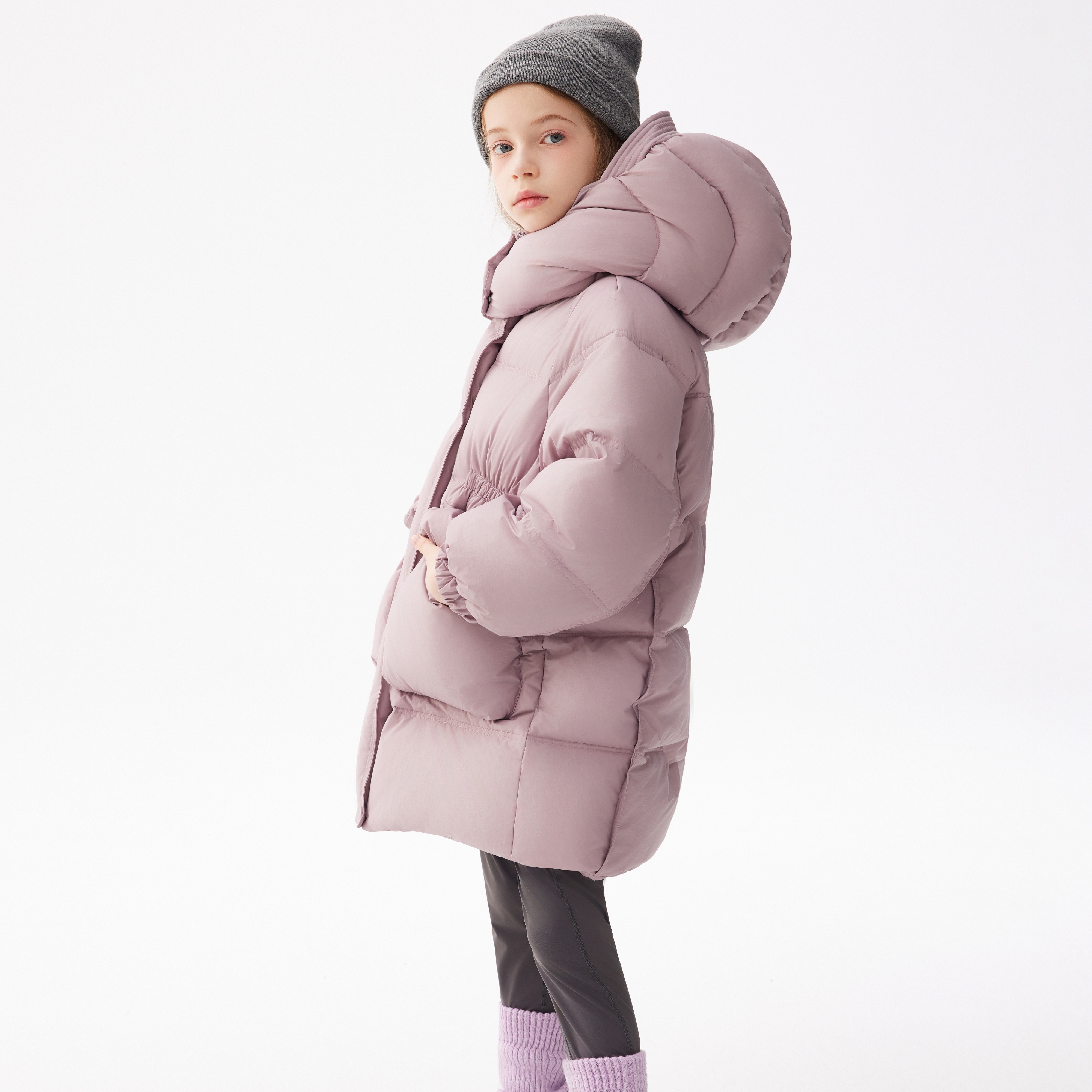【超厚极寒】女童羽绒服中长款冬