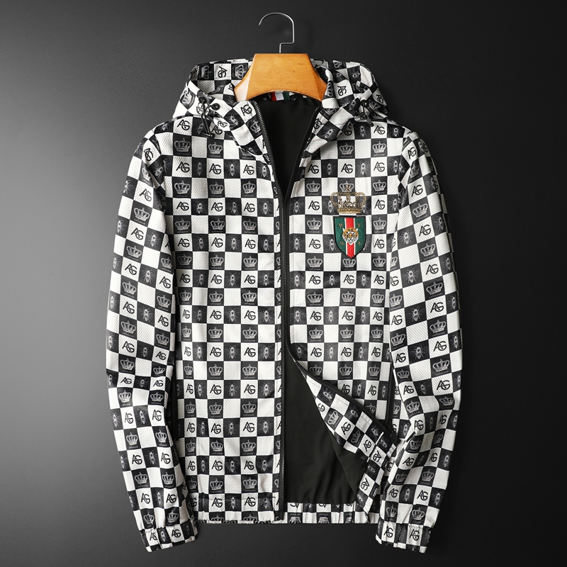 新款夹克欧洲站品质直播2025年春秋夹克D208-JK83001P175，男装夹克，电商D208