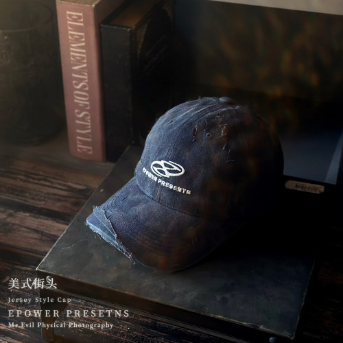 这破洞绝了！美式潮牌字母棒球帽