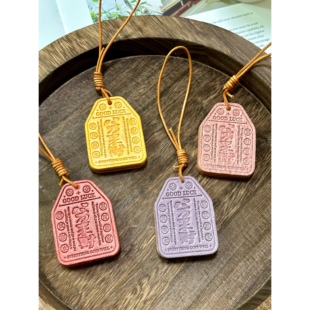 万事如意八方来财挂件雾蜡牛皮包挂件真皮车挂饰好运挂牌创意礼物