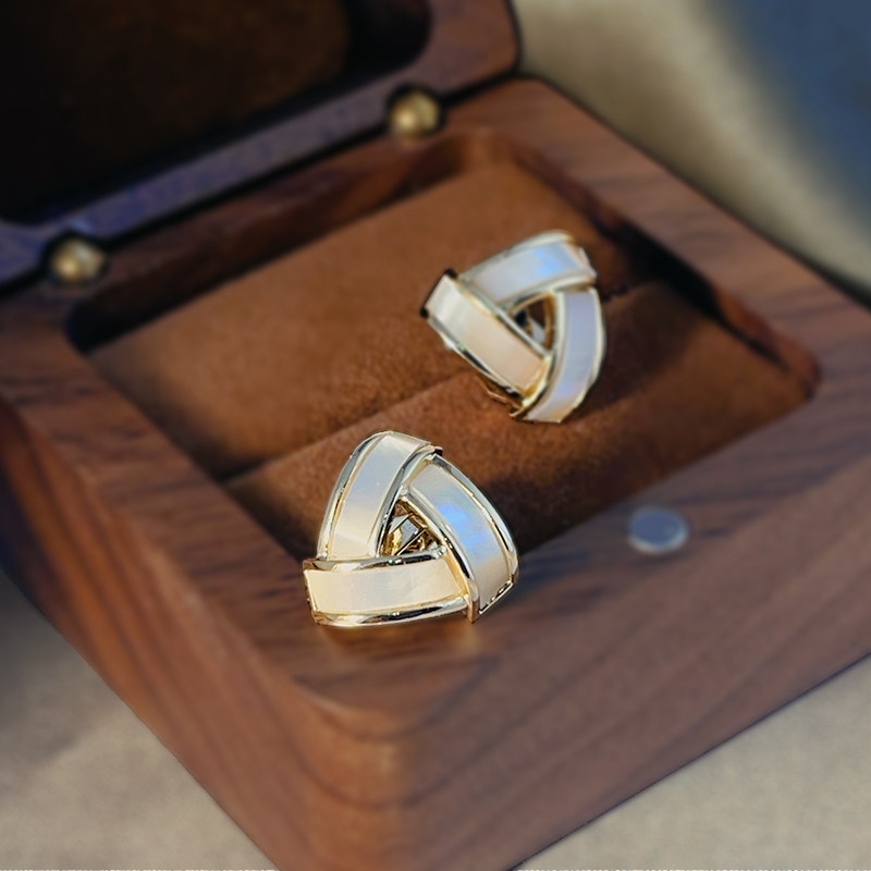 天然贝壳几何耳钉耳夹无耳洞女小众耳环高级感无洞夹耳环生日礼物,饰品/流行首饰/时尚饰品新,耳夹,淘宝优惠券,粉丝福利购,淘宝优惠卷