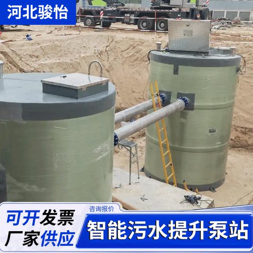 智能远程控制地埋式污水提升泵站