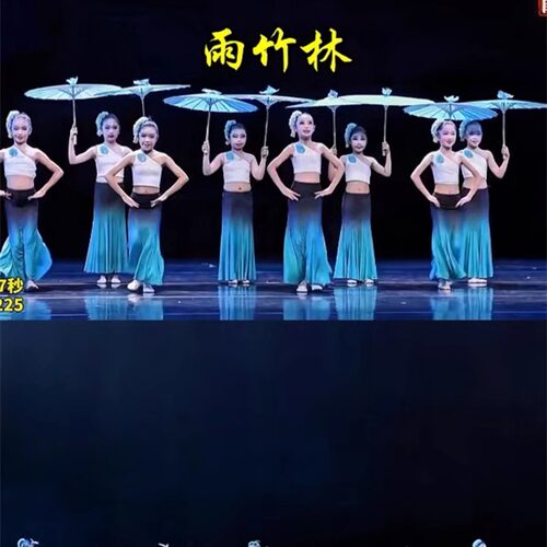 小兰花奖雨竹林成人舞蹈服装