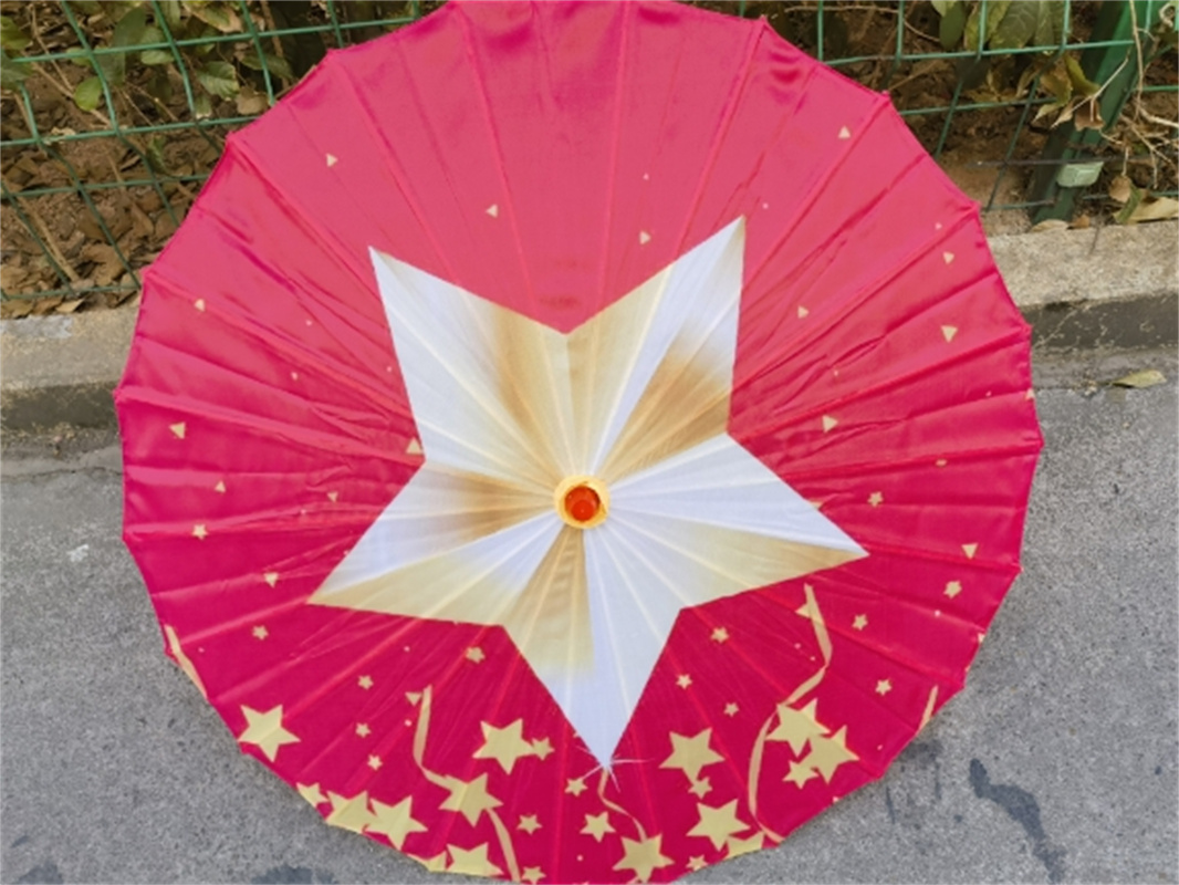 五角星演出伞道具装饰伞舞蹈伞伞