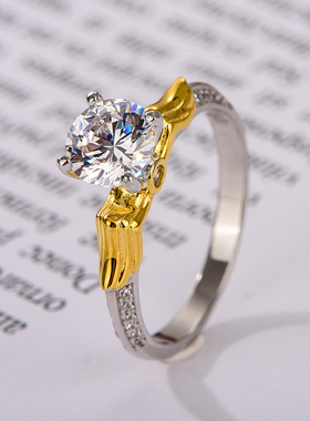 曼妮工坊女S925华丽漂亮戒指指环