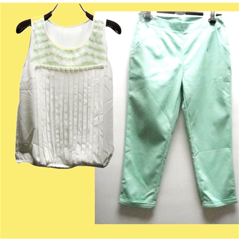 千细分体两件套背心中裤薄连体裤