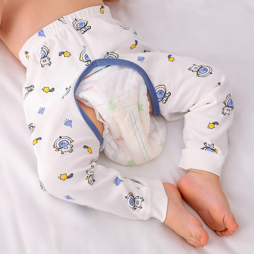 维尼酷克纯棉开档长裤