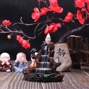 【特价送香炉】倒流香粒卧室香薰炉檀香熏香蚊香盘香塔香创意香炉