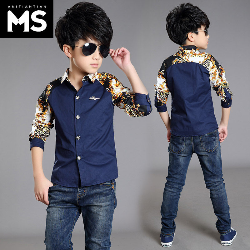 Chemise garcon à manche longue - Ref 2081787 Image 3