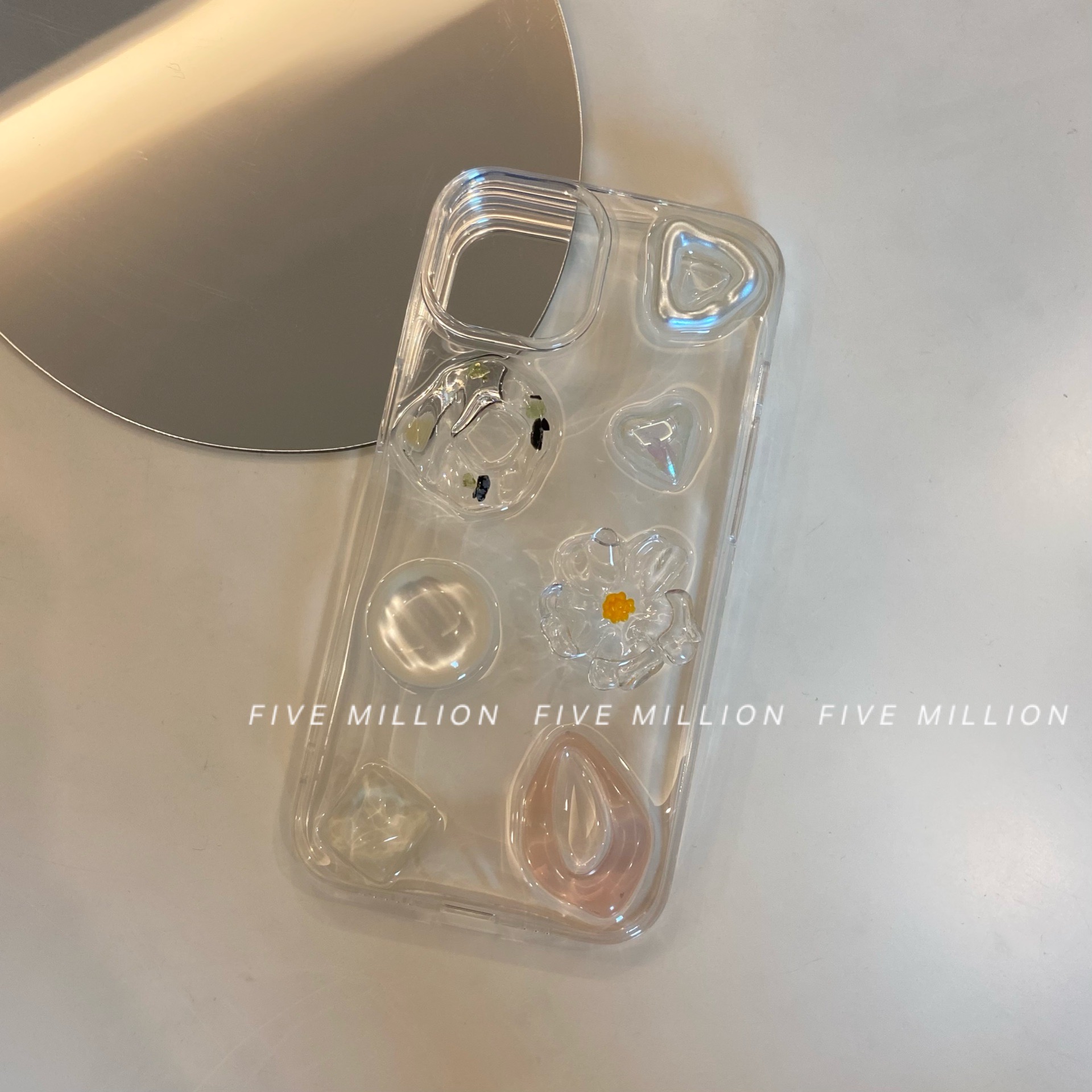 原创ins立体滴胶手机小众