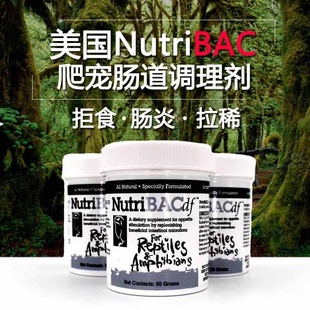 美国Nutri BAC爬虫肠胃调理常备药陆龟拉稀拒食腹泻整分装