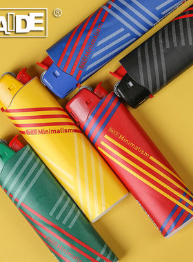 正品百得BAIDE外贸出口美国一次性砂轮防爆打火机充气火石可调火