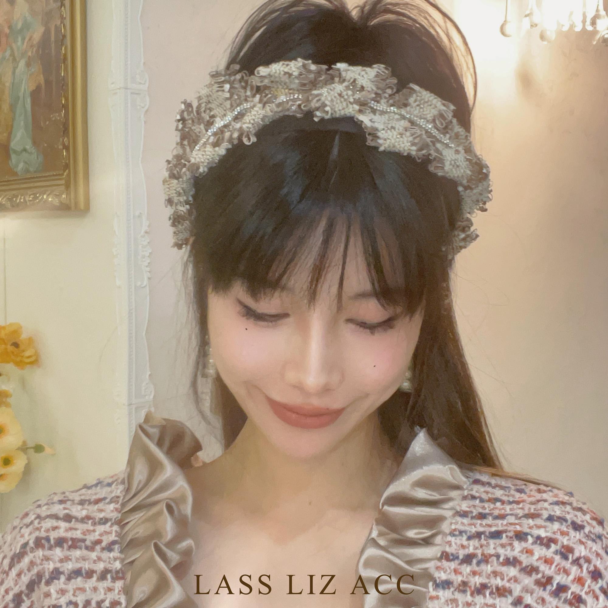 LASSLIZ原创小香宽边流苏发卡
