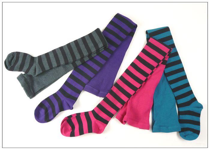 日本女童棉质打底连裤袜