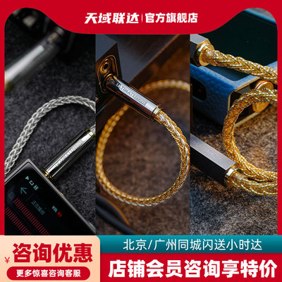 精奢乐彼 EA4 WD1/2/3 限量对录线升级线极域系列线材3.5mm 4.4mm