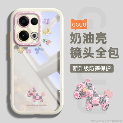 马卡龙适用OPPOReno13手机壳Reno13pro新款12套oppo的9全包11tpu透明10硅胶8高级感7防摔6系列5女reno端pro外
