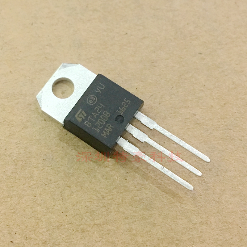 BTA24-1200B 直插 TO-220 24A 1200V 晶闸管 双向可控硅 三极管