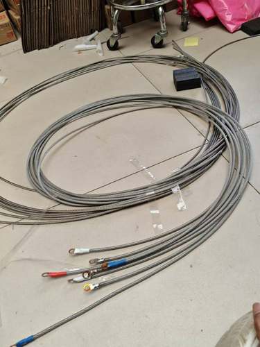 逆变器304不锈钢地线八字杆专用线下水线拖线