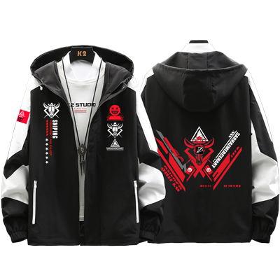 明日周边二次元W动漫游戏方舟连帽夹克上衣男女春秋衣服外套jl