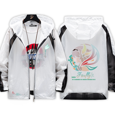 潮流游戏周边二次元男学生萤火虫连帽薄款防晒服夹克外套夏蹦jl