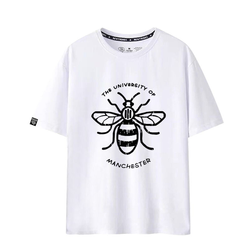 曼大UoM短袖曼彻斯特大学t恤男女Manchester纪念品衣服周边校服LN