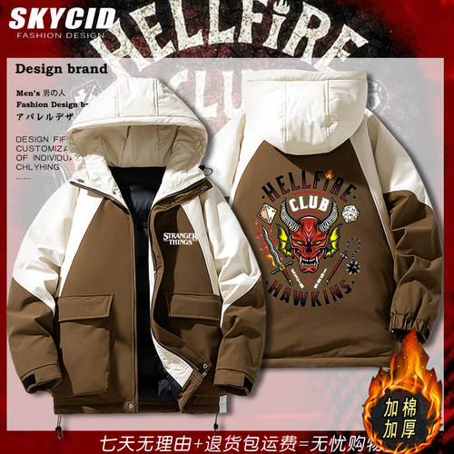 怪奇物语StrangerThings加厚棉服