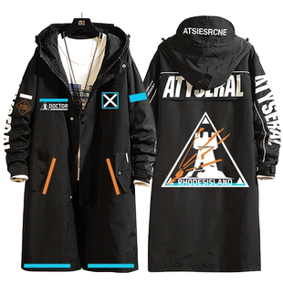 明日游戏二次元博士刀客周边风衣动漫中长款连帽外套男女方舟衣服