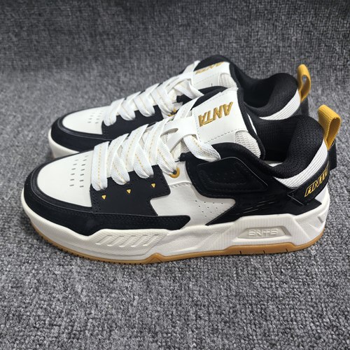 超级安踏山文 | 潮流板鞋夏季男子厚底增高撞色面包鞋112438004U