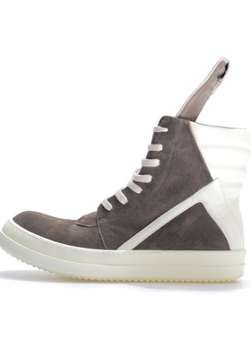 ROK出品owens king高帮男鞋棕色麂皮反毛皮倒三角dark rick鞋主线